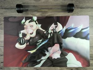 Yu-Gi-Oh! Kamer Dragonmaid Custom Trading Card Game PlayMat TCC / TCG Mat Free Beste Tube