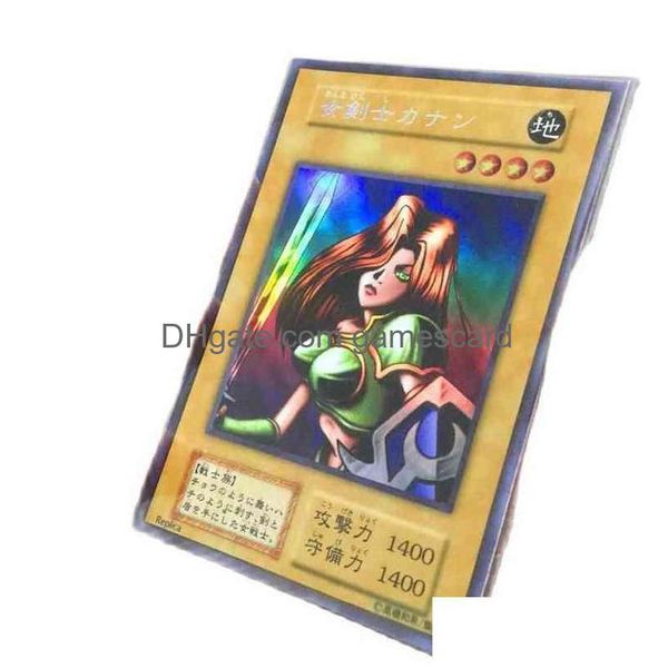 Yu Gi Oh Kanan The Swordmi première édition carte de sentiment bricolage visage Flash passe-temps Collection jeu G220311 livraison directe Dhokk