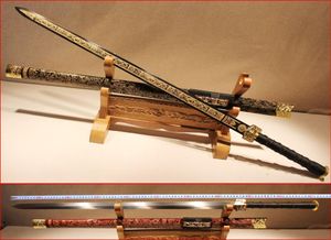 Yu's lange acht-gezichten Han Sword Town House Treasure Sword Ancient Sword Metal Longquan Knives Zelfverdediging Koud niet omrand2256135