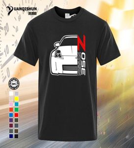 Yuanqishun Summer T -shirt Nieuwe klassieke Japanse autosjans 350Z T -shirts 16 kleuren Fashion Men Cotton T -shirt Korte mouwen 0181D1908510