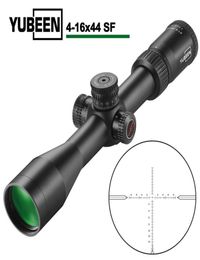 Yubeen 416x44 SF Tactische Rifle Scope Side Focus Parallax Riflescope Hunting Scopes Sniper Gear voor 223 556 AR155782826