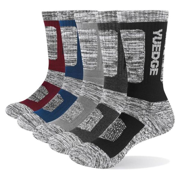 YUEDGE Men039s chaussettes coton coussin décontracté équipage chaussettes épais hiver chaud chaussettes thermiques pour hommes 5 Paris CX2006306308283