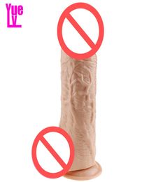 YUELV 32x75CM Super Enorme Realistische Dildo Speeltjes Voor Vrouwen Dikke Grote Kunstmatige Penis Monster Niet voor Beginners Volwassen Sex