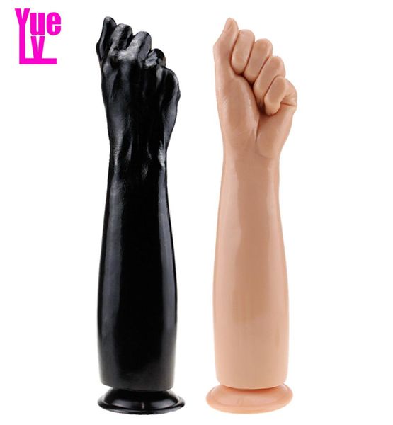 YUELV Super énorme bras artificiel gode ventouse gros pénis main Fisting jouets sexuels pour femmes expanseur produits de sexe pour adultes Dick Femal2428577