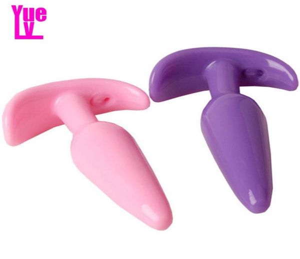 Yuelv Unisexe Silicone Anal Plug Toys Butt Plug Meule Real Skin Feed Dildo GSPOT MASSAGER ADULT SEX TOYS POUR FEMMES MASTURNE S5807909