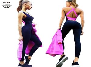 Yuerlian Rapide Dry Sportswear Gym Leggings Feme Tshirt Costume Fitness Collons Sport Sport Green Sexy Top Yoga Set Women039S T8062503