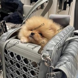 YUEXUAN Bolso de diseñador Nuevo bolso portátil transpirable para mascotas para gatos y perros para salidas Suministros para mascotas Hombro Mano Moda Bolso cruzado para mascotas Mujeres Tote de lujo al por mayor