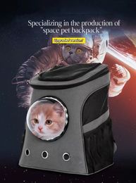 YUEXUAN Sac de voyage en plein air avec capsule spatiale légère et respirante de haute qualité pour astronaute, sac à dos de transport pour chien, convient pour un chat de 8 kg ou un chien de 6,5 kg