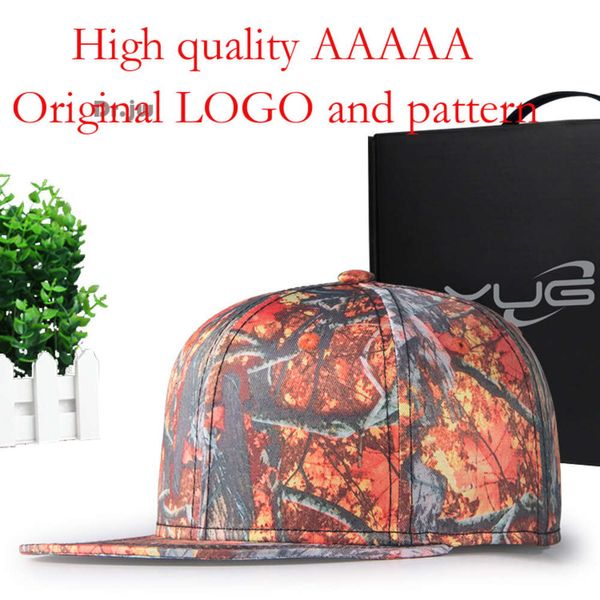 Yuge Hot 3D Impreso Hip Hop Coreano Street Dance Ocio Sombrero de béisbol de Borde Plano para Mujer