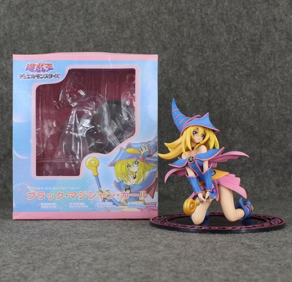 YuGiOh Figure magicien noir fille Figure jouets Mana avec Kuriboh ailé Duel ville Anime modèle poupée T2001185136548