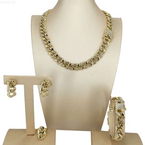 Yuminglai 18 k bijoux en or ensembles de bijoux de mode africains pour femmes fhk13867