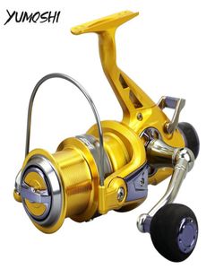 Yumoshi tournant bobine bobine de pêche 5 21 11bb Boules de roulement bobine carpe pêche roue de roue de mer pesca25974689443