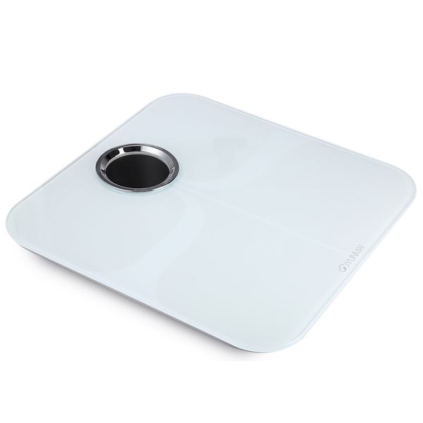 YUNMAI M1301 App Control Bluetooth Smart Body Fat Balance électronique ITO Surface en verre trempé