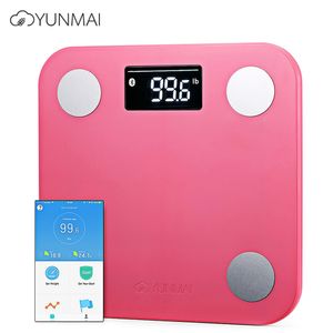 YUNMAI Mini 1501 Báscula de grasa inteligente Bluetooth 4.0 APP Control BMI Análisis de datos Herramienta de pesaje
