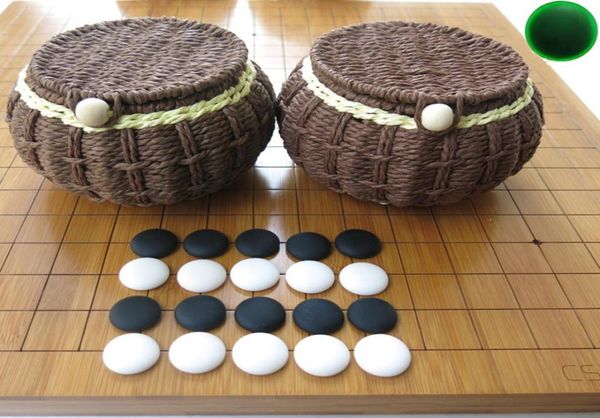 Yunnan yunziweiqi Backgammon Bamboo 2 cm thick Reticle Dual Chessboard Chinese chess weiqi Set9738707