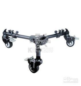 YUNTENG 901 Professionele opvouwbare aluminiumlegering Groot formaat statief Dolly Stand Base Draagtas voor videocamera Camcorder2705096