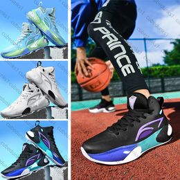 Yushuai 17 Air Cushion Carbon Board Basketball schoenen Men Designer schoenen Student Anti Slip Wear Resistant Practical Sneakers Outdoor Sports Training Schoenen 36-45