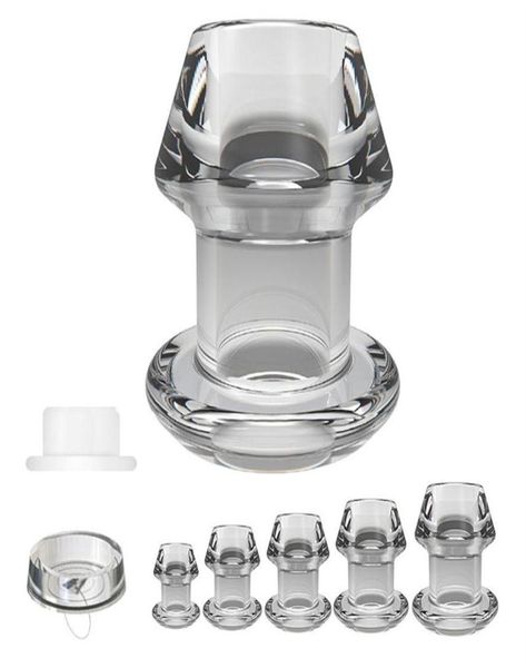 Yutong Creux Butt Plug Avec Insert Plug Anal Tunnel Jouet Énorme Spéculum Anus Dilatateur SM Lavement Nature Toys2763218z3420658