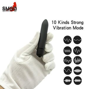 Yutong Smoo Bulletvibrator speelgoed TOET TOET MASTURBATOR CLITORIS STIMulator Magic Wand GSPOT 10Speed Toys for Woman1905541