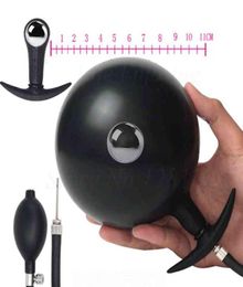 Yutong Super grote opblaasbare vliegvuurde pomp Buttplug uitbreiding Anal Massager Plugs Dilator Backyard Dildo Toy voor paar8396458