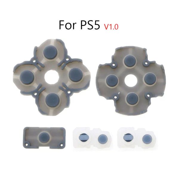 Yuxi 1 Set Silicone Conductor Rubber Pads pour PS2 PS3 PS4 PS5 Xbox One / 360 Contrôleur D-Pad Contact Key Boutons pour GB GBA GBC