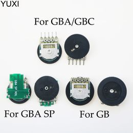 YUXI 2pc Volume de haute qualité commutateur pour Game Boy pour GB GBC GBA SP Motorard Potentiomètre Pièces de pièces