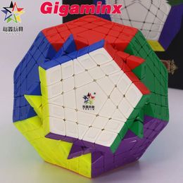 YuXin Megaminx HuangLong Magische PuzzelblokjesCubo Magico 5x5 Megaminxeds Dodecaëder Kubus 12 Gezichten Gigaminx Speelgoed 240328