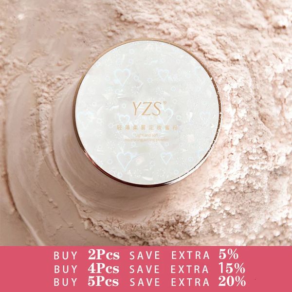 YZS visage poudre libre avec bouffée minérale imperméable mat réglage finition maquillage contrôle de l'huile cosmétiques professionnels pour Wom 240202