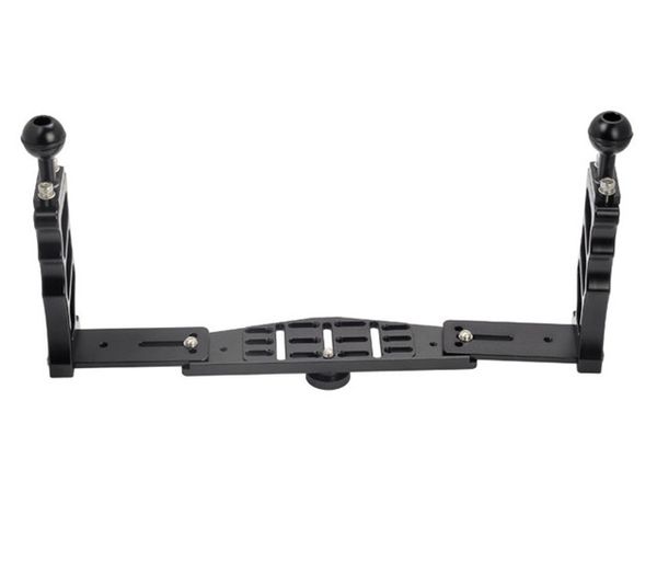 Freeshipping Z06 Luz de video de buceo Soporte de montaje Bandeja de cámara de acción Brazo de carcasa de buceo de aluminio