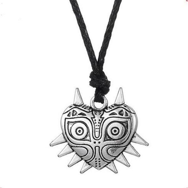 Z2 la légende de Zelda Majoras masque pendentif païen Wiccan collier religieux bijoux 230S