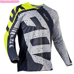 Z2rp 2024 T-shirt de mode Costume de vélo de montagne Foxx T-shirts pour hommes T-shirts à manches longues pour hommes Motocross Cyclisme Teleyi Descente Montagne VTT Chemises Offroad Dh Moto Motocros