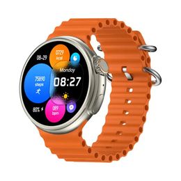 Z78 Ultra Smart Watch NFC Draadloos opladen Smartwatch 1,52 inch Rond scherm Game AI Voice Assistant Hartslag Sporthorloges