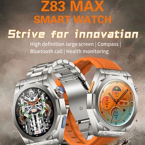 Z83 MAX montre intelligente NFC Lingdong Island 5.1 Bluetooth appel sommeil surveillance de la pression artérielle trois bracelets de montre montres étanches
