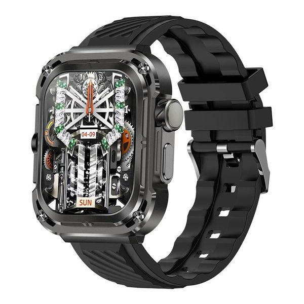 Reloj inteligente Z85 Max para hombre, con Bluetooth, llamadas, isla Lingdong, control del ritmo cardíaco, salud, deporte al aire libre, rastreador de Fitness