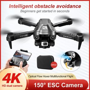 Z908 Pro Max Drone Professional 4K HD Camera Mini Dron Beginner drones optische stroomlokalisatie GPS 3SIDED obstakel Vermijding Quadcopter speelgoed Gift Racing Drones FPV