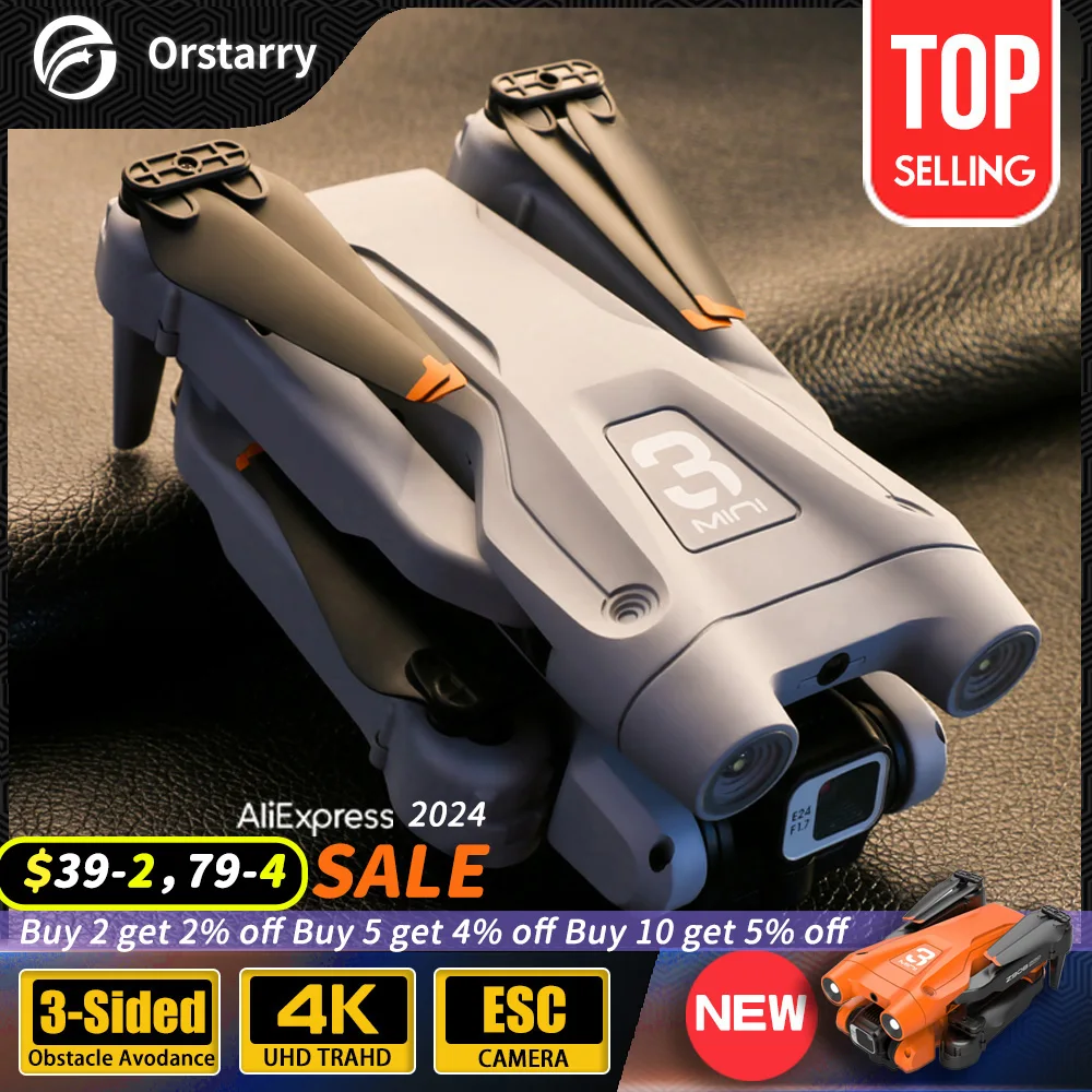 Z908 Pro/Max Drone: Professional 4K HD Camera, Mini Dron med optisk flödeslokalisering, Triple Hinderundvikande, Quadcopter Toy Gift