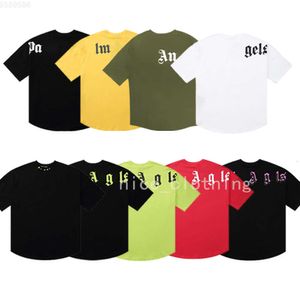 Z9FF T-shirts pour hommes Designer Pa T-shirt T-shirts de luxe Imprimer Palms T-shirts Hommes Femmes Angle Manches courtes Casual Streetwear Tops Tissu