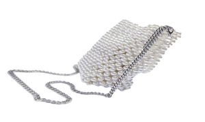 ZA perle sac perlé blanc fée Portable messager s avec chaîne femme sacs à main et sacs à main bandoulière femme 2202245806451
