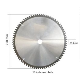 Zaagbladen 10 pouces lame de scie à bois table machine de découpe disque circulaire tête en acier allié fin 250mm