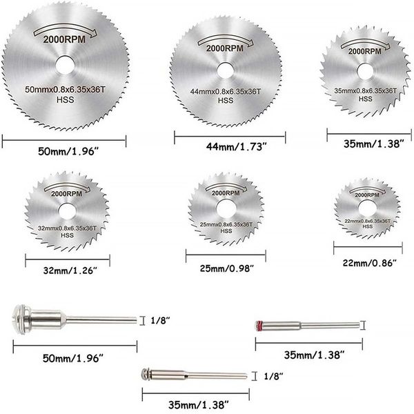 Zaagbladen 147 pièces Mini outil rotatif accessoires Kit pour Dremel professionnel ponçage coupe polissage meuleuse ensemble ponçage perçage meulage