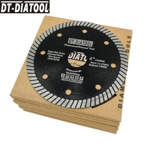 Zaagbladen DTDIATOOL 10units Superthin Turbo Diamantzaagblad Doorslijpschijf Hard Materiaal Keramische Tegels Graniet Diameter 4