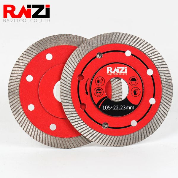 Zaagbladen Raizi Lame de scie de surface ultra compacte pour carreaux de céramique en porcelaine marbre granit 105/110 mm disque de meuleuse d'angle de coupe sèche/humide