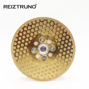 Zaagbladen REIZTRUNO Lame diamantée double face pour marbre de 12,7 cm avec adaptateur quadruple lame turbo continue galvanisée pour couper le marbre