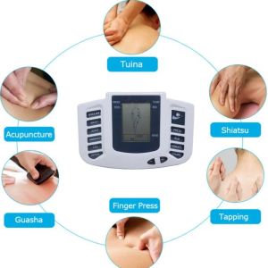 Zaagmachines Thérapie de stimulateur musculaire d'acupuncture électrique Tens numérique pour masseur de cou de dos corps complet Ems 8 modèles soins de santé Hine