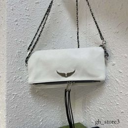 Zadig Voltaire Sac 7A Designers Sacs Pochette Rock Swing Your Ailes Bags Femmes Tote Hands Hands Houm Man Geothesine Le cuir Wing Chain Luxury Fashion Clutc 496