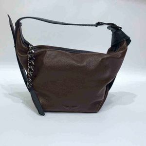 Zadig Voltaire -tas Designer tas schoudertassen 2022 Nieuwe bruine handtas voor dames Designer Leather Messenger Bag Handtassen Designers Shoppers Hoge kwaliteit Tote Portes 2