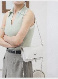 Zadig Voltaire Designer Sac ailes brillantes concepteurs de bodals crossbody sacs d'épaule argenté sacs de sacs concepteurs femme sac à main noir blanc croix de corps sac espagnol sacs