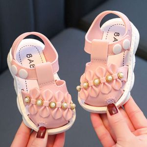 Zapatos nia child 2023Summer New Bow Tie Girls Chaussures Soft Sole Walking Child Choot For Fashion Sandals Girl