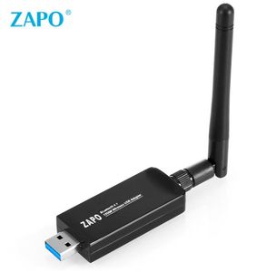 Zapo W79L 2DB Adaptateur WiFi USB Routeur réseau portable 1200m 24 58GHz Bluetooth 41 WiFi Receiver Network Card9941159