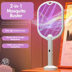 Zappers 3 en 1 Mosquito Mosquito Swatter Mosquito Killer Lampe Zapper Insect Killer 3000V USB Mosquito Mosquito Mosquito Mosquito Mosquito